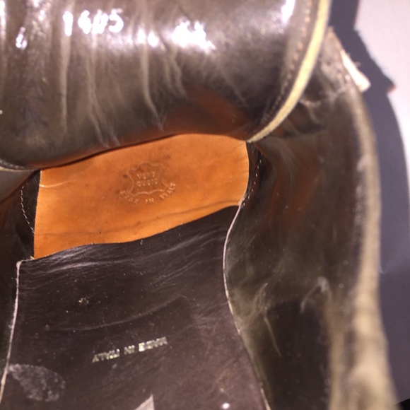 authentic PRADA size 8.5 men’s lace up leather - Picture 6 of 8